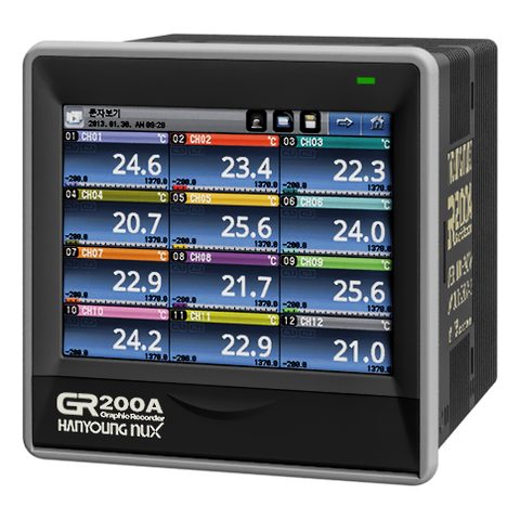 GR200A - Bộ ghi đồ họa màn hình cảm ứng - Hanyoung Nux